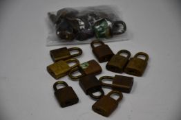 Twenty Louis Vuitton collectable padlocks (No keys).