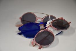Two pairs of Pepe Jeans Ansley sunglasses and a pair of Ibis sunglasses (No cases).