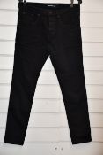 A pair of as new The Kooples black skinny jeans (32 - RRP £155).