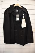 One as new Gloverall Admirality Black Peacoat size XS (MC3218EM-CPC).