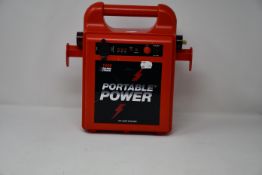 One Portable Power 12volt jump starter single (Jump starter leads not included).
