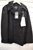 One as new Gloverall Admirality Black Peacoat size S (MC3218EM-CPC).
