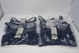 Five as new Sweaty Betty Foundation seamless bras (All S - RRP £40 each).