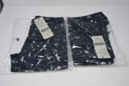 Two pairs of as new Sweaty Betty Power 7/8 workout leggings (XS - RRP £75 each).