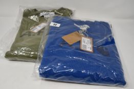 Two as new A.P.C. Carhartt WIP sweatshirts (Both XL - RRP £95 each).