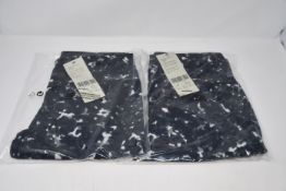 Two pairs of as new Sweaty Betty Power 7/8 workout leggings (M - RRP £75 each).