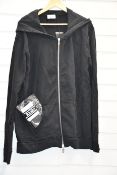 An as new Rhude Cobra Smokers Die Young full zip hooded jacket (L - RRP $337).
