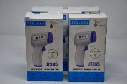 Five boxed as new Jieteks JT365 infrared thermometers (Some slight damage to boxes).