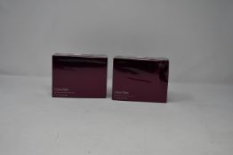 Six boxed as new Calvin Klein Euphoria eau de parfum (50ml).