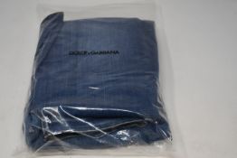 Two pairs of men's as new Dolce & Gabbana denim jeans, 1 x size 44, 1 x size 46 (No tags).