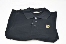 A men's Dior Homme black polo shirt size S.