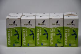 Ten NutriZing Vitamin K2 600MCG (90 capsules).