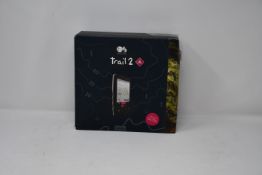 A boxed as new Ordnance Survey Trail 2 GPS hiking device.