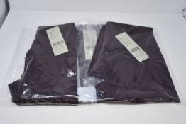 Three pairs of as new Sweaty Betty High Shine 7/8 workout leggings (2 x XS, 1 x M - RRP £70 each).