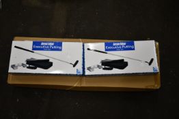 One boxed as new Longridge cage practice net (PAPCN). Two boxed as new Longridge executive putting