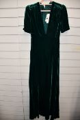 An as new Jill Stuart dress in spruce green (Size US 6 - RRP $465).