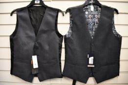 Two as new Ben Sherman waistcoats (36/38 Regular - RRP £50-55).