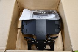 One as new Bikecraft 2013-2017 HD Breakout tail tidy with indicators, black plate surround, chrome