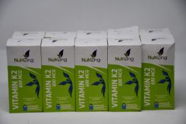 Ten NutriZing Vitamin K2 600MCG (90 capsules).