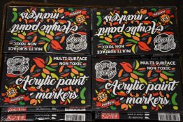 Thirty two Craft Art Design multi surface acrylic paint markers.