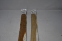 Five as new Halo London i- tipped Remy hair pieces.