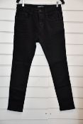 A pair of as new The Kooples black skinny jeans (31 - RRP €158).
