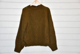 An as new The Kooples mix cable knit jumper (Size 2 - RRP €195).