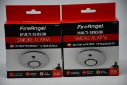 Twenty boxed as new FireAngel (ST-622T) Multi-Sensor Smoke Alarms.