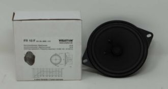 Two boxed as new Vistaton FR 10 F 4622 10cm Speakers.