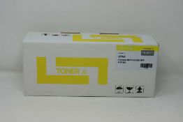 A boxed as new Non-Original Yellow Toner Cartridge compatible with UTAX PK-5017Y (box opened).