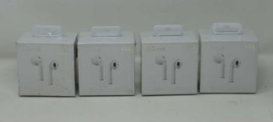 Four boxed as new pair of Candi London i12 TWS Wireless Bluetooth 5.0 Earbuds (Boxes sealed).