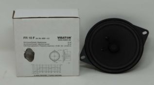 Two boxed as new Vistaton FR 10 F 4622 10cm Speakers.