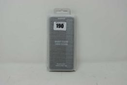 A boxed as new Samsung Clear View Cover EF-ZG980 in Black for Galaxy S20, S20 5G.