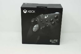 A boxed as new Xbox Elite Series 2 Wireless Controller in Black (Box sealed).