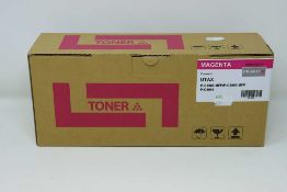 A boxed as new Non-Original Magenta Toner Cartridge compatible with UTAX PK-5011 M (box opened).