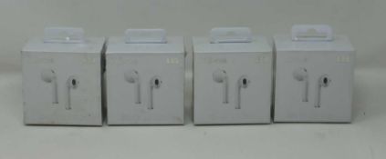 Four boxed as new pair of Candi London i12 TWS Wireless Bluetooth 5.0 Earbuds (Boxes sealed).