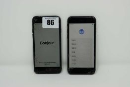 SOLD FOR PARTS ONLY: Two pre-owned Apple iPhone 8 (AT&T/T-Mobile/Global/A1905) 64GB in Space Grey (