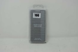 A boxed as new Samsung Clear View Cover EF-ZG980 in Black for Galaxy S20, S20 5G.