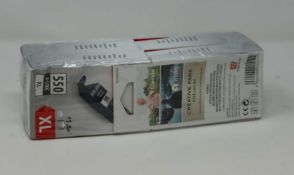 Four boxed as new Canon PGI-550PGBK XL Pigment Black High Yield Inkjet Cartridges (M/N: 6431B001