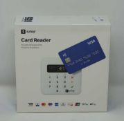 A boxed as new SumUp Air Contactless & Chip and Pin Card Payment Reader in White (Model: