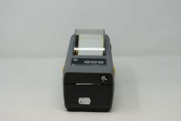 A pre-owned Zebra ZD410 Thermal Label/Barcode Printer (Model: ZD41022-D01M00EZ) (Power supply not