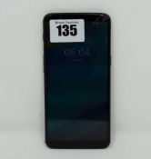 A pre-owned OnePlus 5T A5010 128GB in Midnight Black (FRP clear. Damaged screen glass) (Checkmend