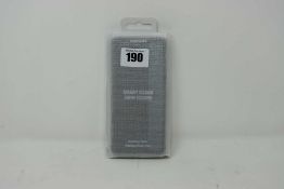 A boxed as new Samsung Clear View Cover EF-ZG980 in Black for Galaxy S20, S20 5G.