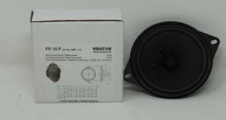 Two boxed as new Vistaton FR 10 F 4622 10cm Speakers.