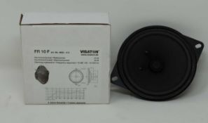 Two boxed as new Vistaton FR 10 F 4622 10cm Speakers.