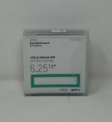 An as new HP C7976A 6.25TB LTO-6 Ultrium RW MP Data Cartridge.
