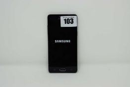 A pre-owned Samsung Galaxy A5 SM-A500FU 16GB in Black (FRP clear. Some cosmetic marks to edges) (