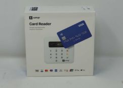 A boxed as new SumUp Air Contactless & Chip and Pin Card Payment Reader in White (Model: