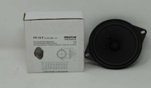 Two boxed as new Vistaton FR 10 F 4622 10cm Speakers.
