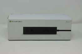 A boxed as new Microsoft Surface Dock 2 (Model: 1917 SVS-00005) (Box sealed, some cosmetic damage to